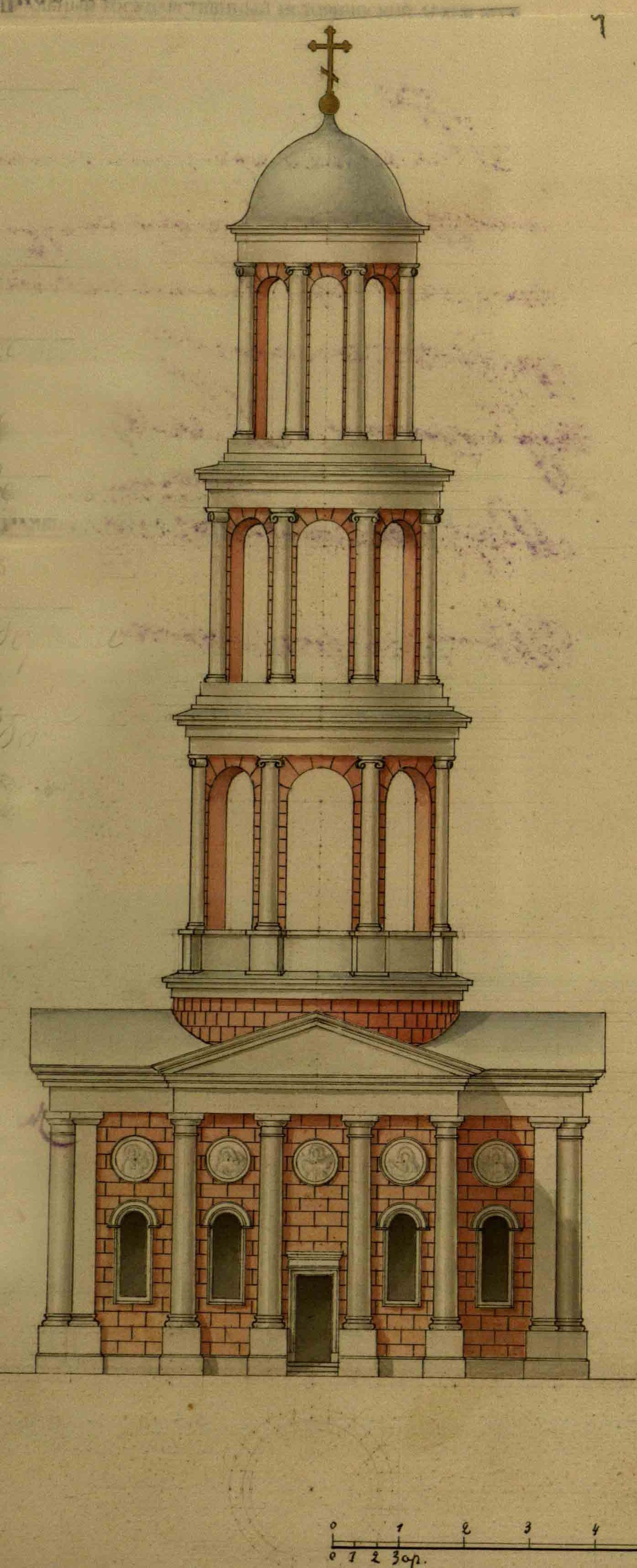 Проект церкви для Лавришевского монастыря (1908/1912г.)